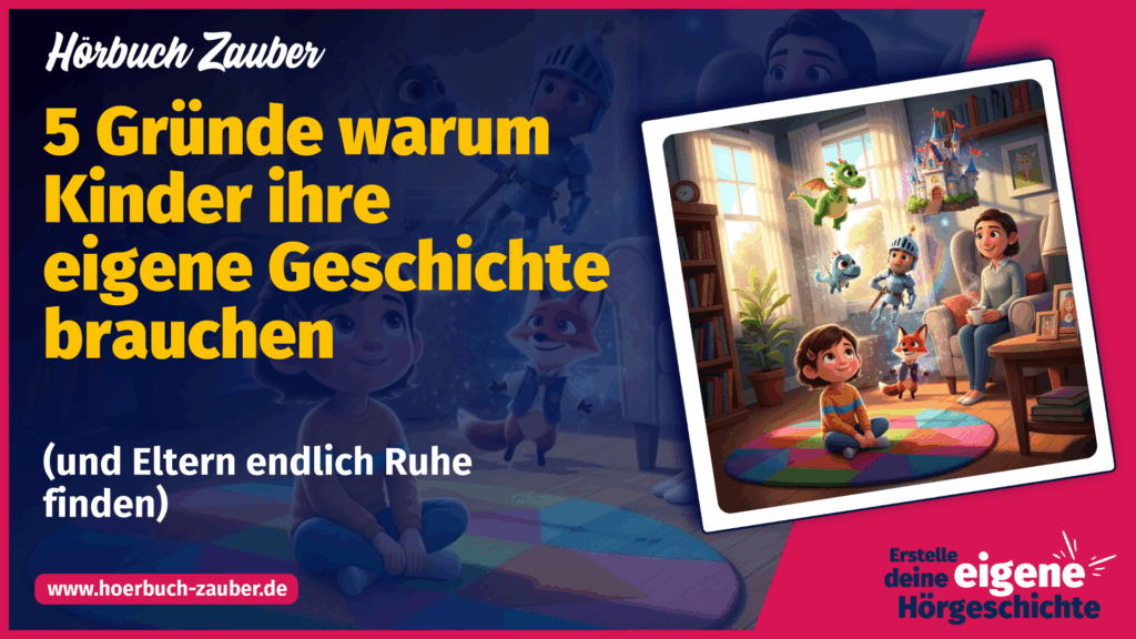 Hoerbuch-Zauber - 5 Gründe warum Kinder ihre eigene Geschichte brauchen (und Eltern endlich Ruhe finden) (Thumbnail)